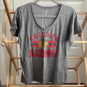NHL Heather Gray Logo Interior Label
